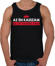 printfashion Az én kasszám - Férfi atléta - Fekete (8804953)