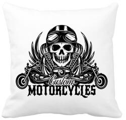 printfashion Motorcycle - Párnahuzat, Díszpárnahuzat - Fehér (13734046)