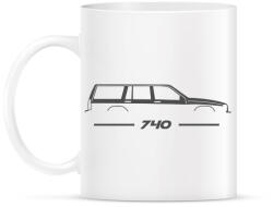 printfashion Volvo 740 (3) - Bögre - Fehér (14469050)