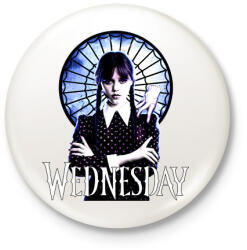 printfashion Wednesday art 2 - Kitűző, hűtőmágnes - Fehér (11599222)