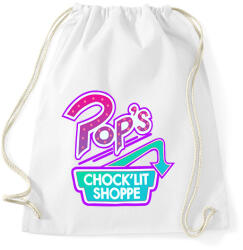 printfashion Riverdale Pop's Chock'Lit Shoppe Synthwave - Sportzsák, Tornazsák - Fehér (2550193)