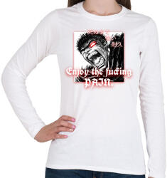 printfashion Guts minta (Berserk) - Női hosszú ujjú póló - Fehér (11966549)