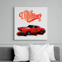 printfashion The Dukes of Hazzard - Vászonkép - Fehér (6629410)