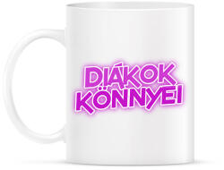 printfashion Diákok könnyei bögre - rózsaszín - Bögre - Fehér (14162331)