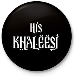 printfashion KHALEESI - Kitűző, hűtőmágnes - Fekete (3094045)