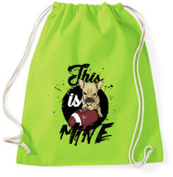 printfashion Ez az enyém! - Sportzsák, Tornazsák - Limezöld (287385)