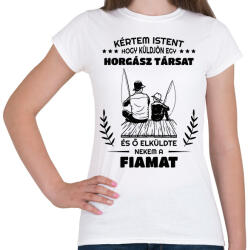 printfashion Kértem Istent - Női póló - Fehér (13784257)