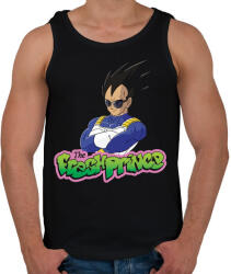 printfashion Vegeta a herceg - Férfi atléta - Fekete (1107752)