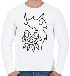 printfashion Princess Mononoke - Férfi pulóver - Fehér (10806791)