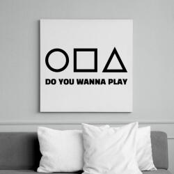 printfashion SQUID GAME 3 - Vászonkép - Fehér (11444029)