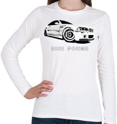 printfashion BMW power - Női hosszú ujjú póló - Fehér (2791182)