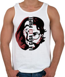 printfashion A Nagy Pénzrablás - Money Heist - La Casa de Papel - Férfi atléta - Fehér (5768442)