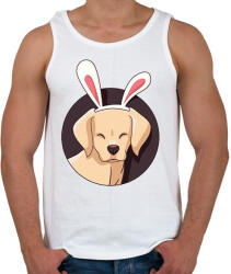 printfashion Bunnydog - Férfi atléta - Fehér (2399781)