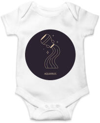 printfashion Aquarius - Vízöntő - Baba Body - Fehér (6261085)