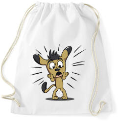 printfashion Kutya - Sportzsák, Tornazsák - Fehér (10295558)