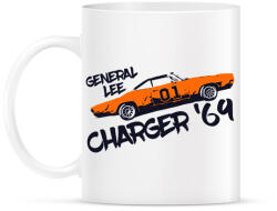 printfashion Dodge Charger '69 - General Lee - Bögre - Fehér (7593498)