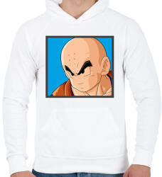 printfashion Dragon ball karakterek14 - Férfi kapucnis pulóver - Fehér (12593472)