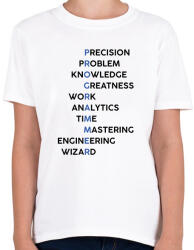 printfashion Programmer (black) - Gyerek póló - Fehér (7241679)