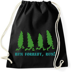 printfashion Run forrest, run! - Sportzsák, Tornazsák - Fekete (7358426)