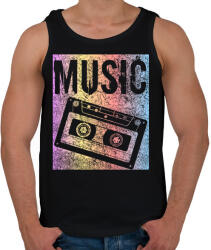 printfashion music - Férfi atléta - Fekete (5049486)