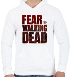 printfashion FEAR THE WALKING DEAD - Férfi kapucnis pulóver - Fehér (2318679)