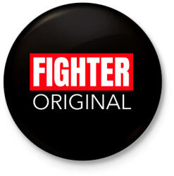 printfashion FIGHTER ORIGINAL - Kitűző, hűtőmágnes - Fekete (9446034)
