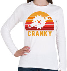 printfashion Cranky - Női hosszú ujjú póló - Fehér (2558739)