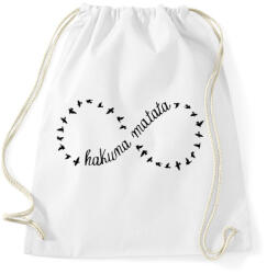 printfashion Hakuna Matata - Sportzsák, Tornazsák - Fehér (498976)