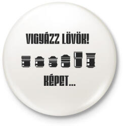 printfashion Fotós - Kitűző, hűtőmágnes - Fehér (13098830)