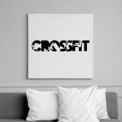 printfashion Crossfit fekete - Vászonkép - Fehér (11719586)