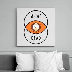printfashion Kenny - Vászonkép - Fehér (6623152)