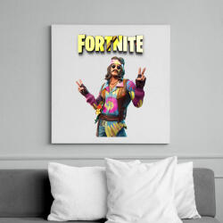 printfashion Far out man Fortnite - Vászonkép - Fehér (6631148)