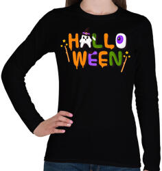 printfashion Halloween - Női hosszú ujjú póló - Fekete (5546505)