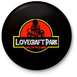 printfashion Lovecraft Park - Kitűző, hűtőmágnes - Fekete (5006060)