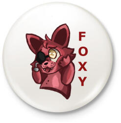 printfashion Cuki Foxy - Kitűző, hűtőmágnes - Fehér (15041445)