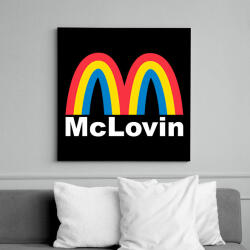 printfashion McLovin - Vászonkép - Fekete (6658368)