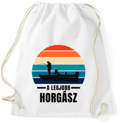 printfashion A legjobb pecás - Sportzsák, Tornazsák - Fehér (4834490)