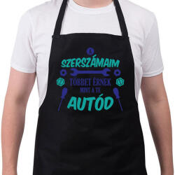 printfashion A szerszámaim - Kötény - Fekete (13775741)