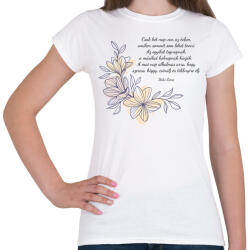 printfashion Dalai Láma idézet - Női póló - Fehér (13872552)