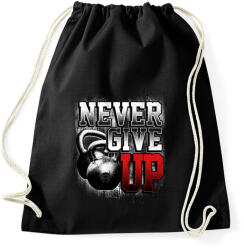 printfashion Soha ne add fel - Sportzsák, Tornazsák - Fekete (1064218)