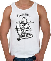 printfashion Ommm. . . - Jógázó férfi - Férfi atléta - Fehér (6873471)