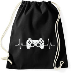 printfashion gamer - Sportzsák, Tornazsák - Fekete (13704187)