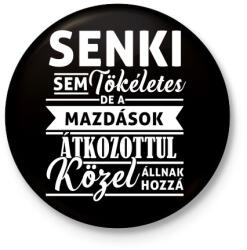 printfashion mazda fehér - Kitűző, hűtőmágnes - Fekete (3095651)