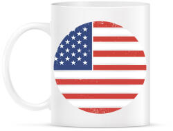 printfashion USA zászló - Bögre - Fehér (11688449)