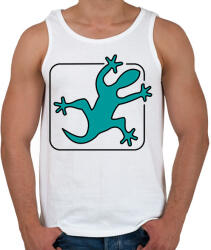 printfashion Gekkó - Férfi atléta - Fehér (12221214)