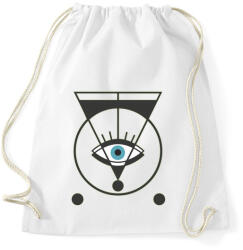printfashion Spiritual eye - mindent látó szem - Sportzsák, Tornazsák - Fehér (4609618)