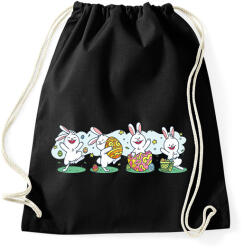 printfashion husvét30 - Sportzsák, Tornazsák - Fekete (6668073)