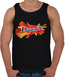 printfashion daim damnit - Férfi atléta - Fekete (14929108)