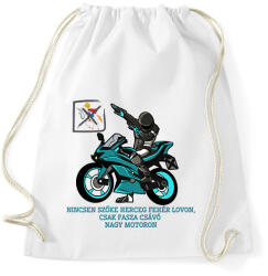 printfashion Fehér herceg fasza csávó - Sportzsák, Tornazsák - Fehér (14031349)
