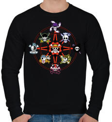 printfashion One piece kalózok - Férfi pulóver - Fekete (14256194)